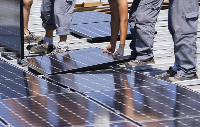 Solar Panel Installation detail